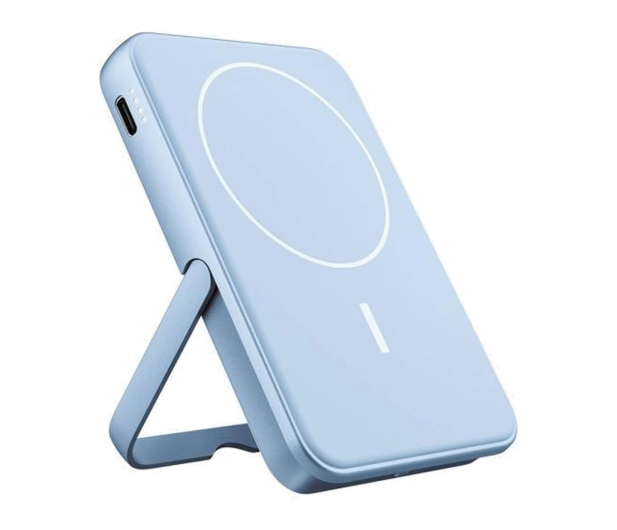 Fresh N Rebel PowerBank magnetyczny indukcyjny 5000 mAh Vivid Blue - 1367895 - zdjęcie